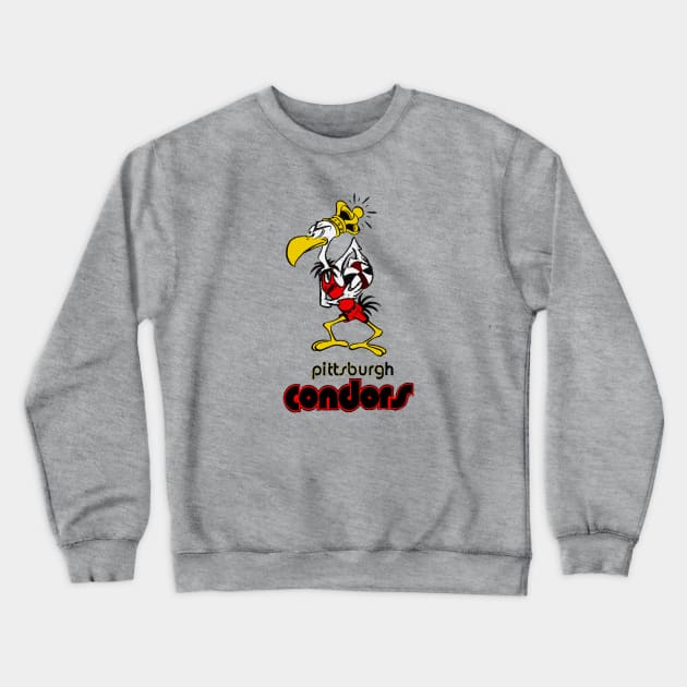 Defunct Pittsburgh Condors Basketball Crewneck Sweatshirt by LocalZonly